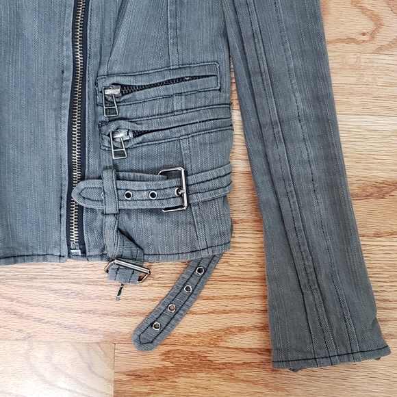 Denim Biker Jacket - Picture 5 of 5